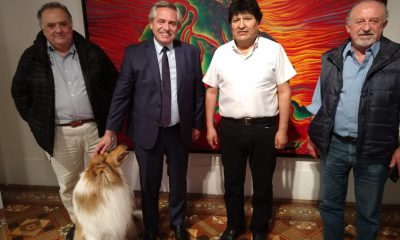 Reunión de Alberto Fernández y Evo Morales