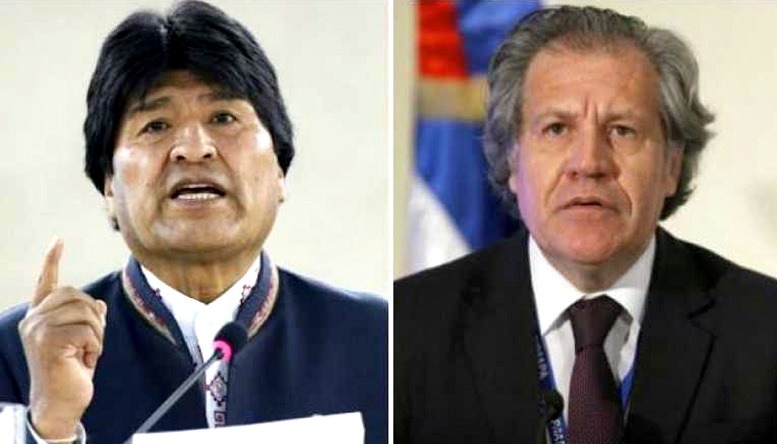 Evo pide renuncia de Almagro