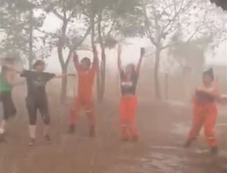 LLuvia en incendio de Santa Cruz