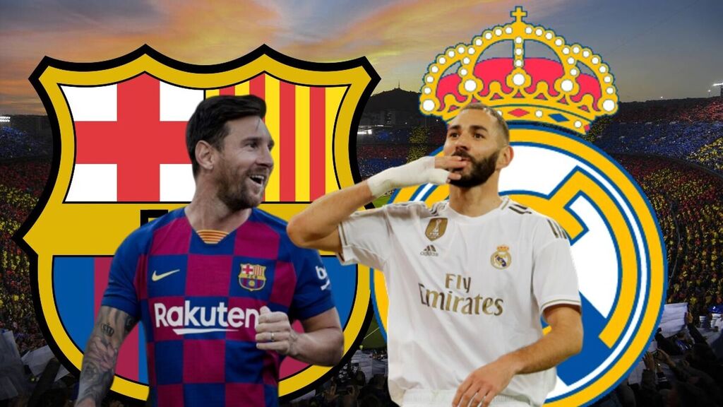 Clásico de España entre Barcelona vs Real Madrid en vivo