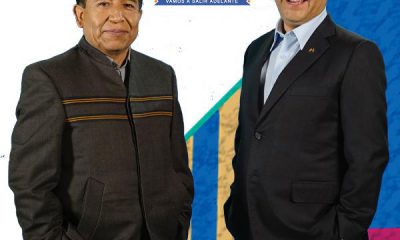 Lucho Arce y David Choquehuanca candidatos del MAS