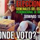 Recintos electorales para las elecciones en Bolivia