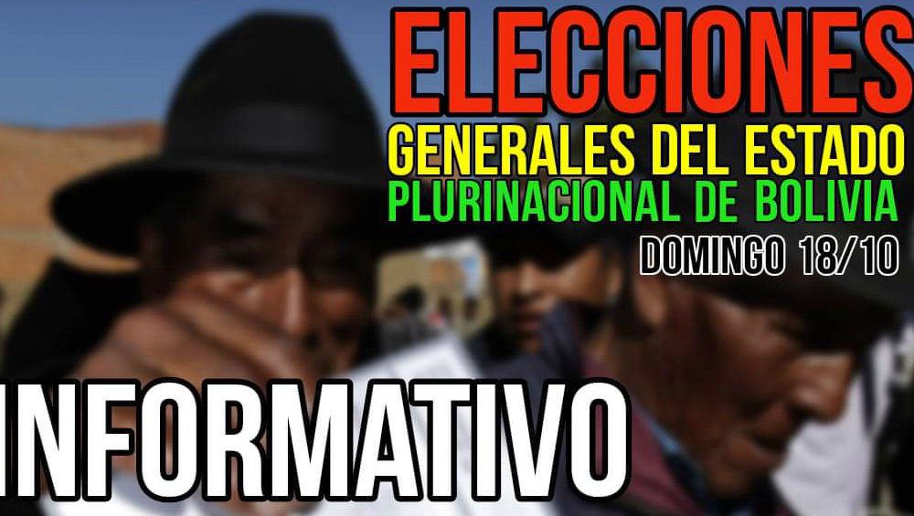 Donde voto para las elecciones de Bolivia