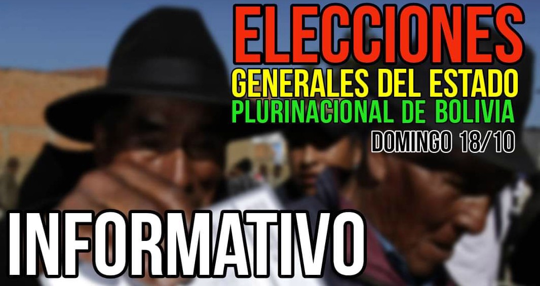 Donde voto para las elecciones de Bolivia