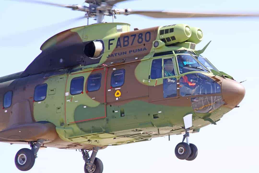 Helicóptero Súper Puma de Bolivia