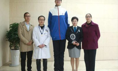 Estudiante chino más alto del mundo