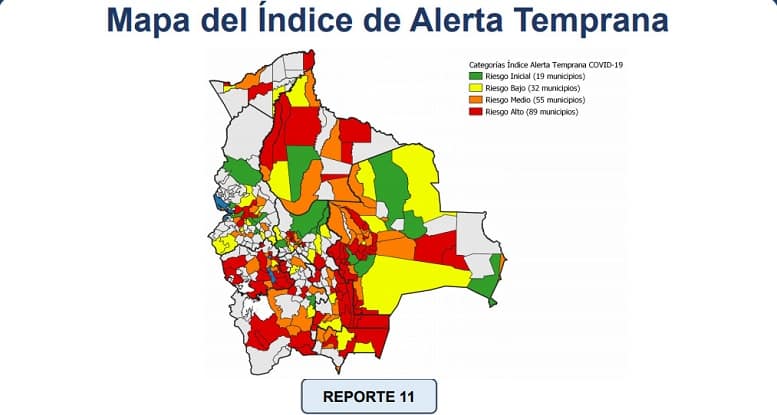 Municipios en riesgo Covid-19