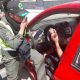 Mujer policía golepada en Potosí