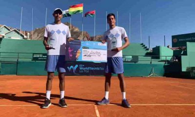 Tenistas bolivianos en el challenger de Concepción