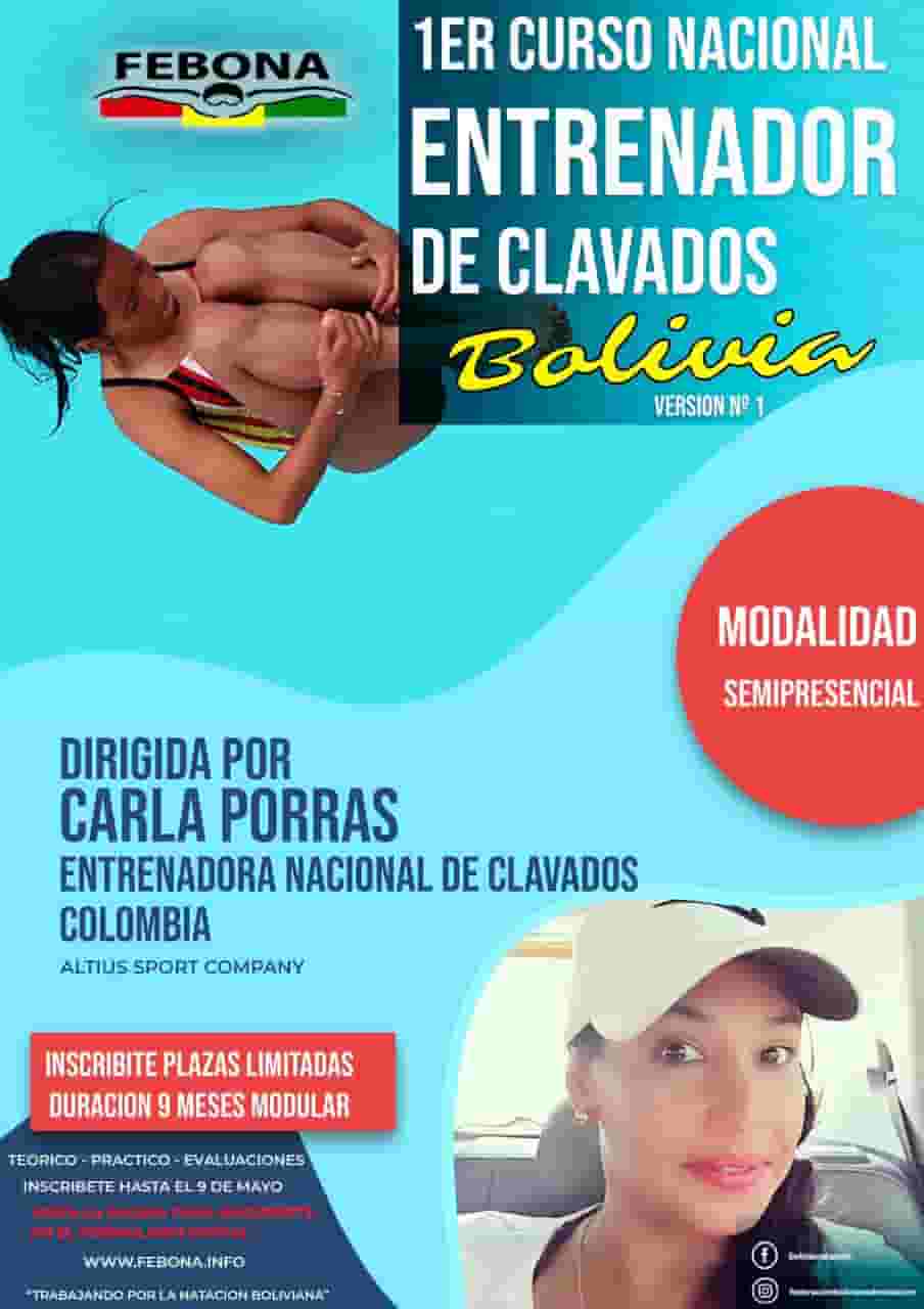 curso para entrenadores en clavados en Bolivia