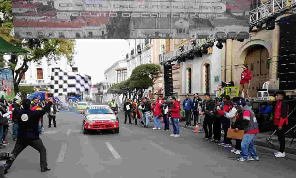 tercera fecha del Campeonato Nacional de Rally en Sucre