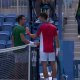 Hugo Dellien y Novak Djokovic en los Juegos Olímpicos Tokio 2020