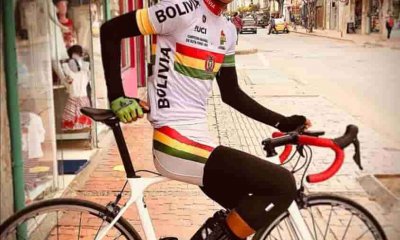 Ciclista boliviano José Aramayo