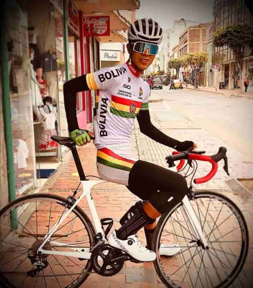 Ciclista boliviano José Aramayo