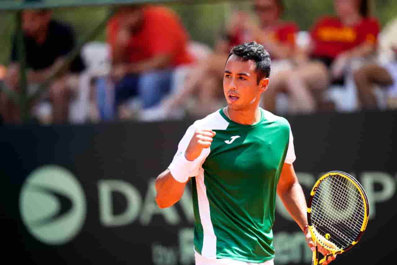 Tenista boliviano Hugo Dellien