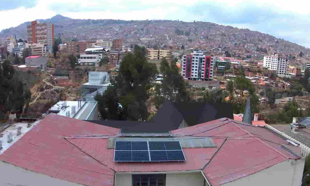 Paneles solares en Bolivia