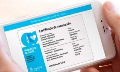 Certificado de vacunación e Buenos Aires