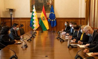 Bolivia reunida con embajadores Europeos
