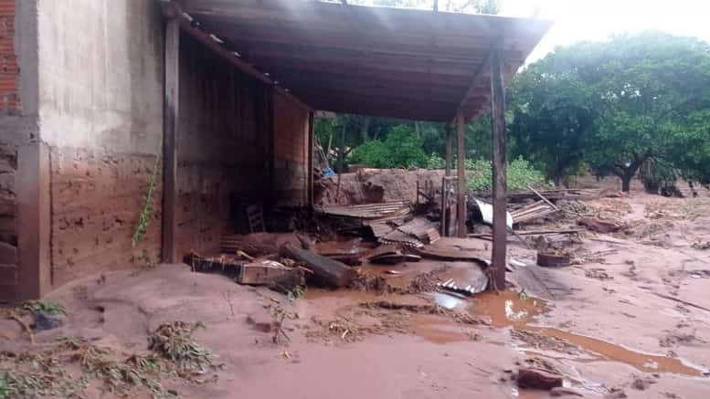 Desborde de rio en Tarija
