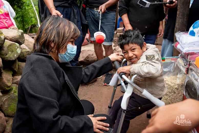 Loteria Nacional ayuda a discapacitados