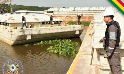 Barcazas bolivianos en la Hidrovia Paraguay-Paraná