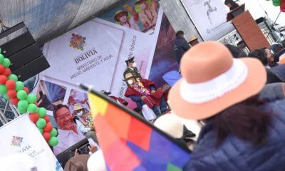 Presidente entrega obras en El Alto