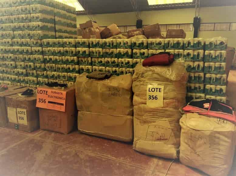 Contrabando decomisado en Potosí