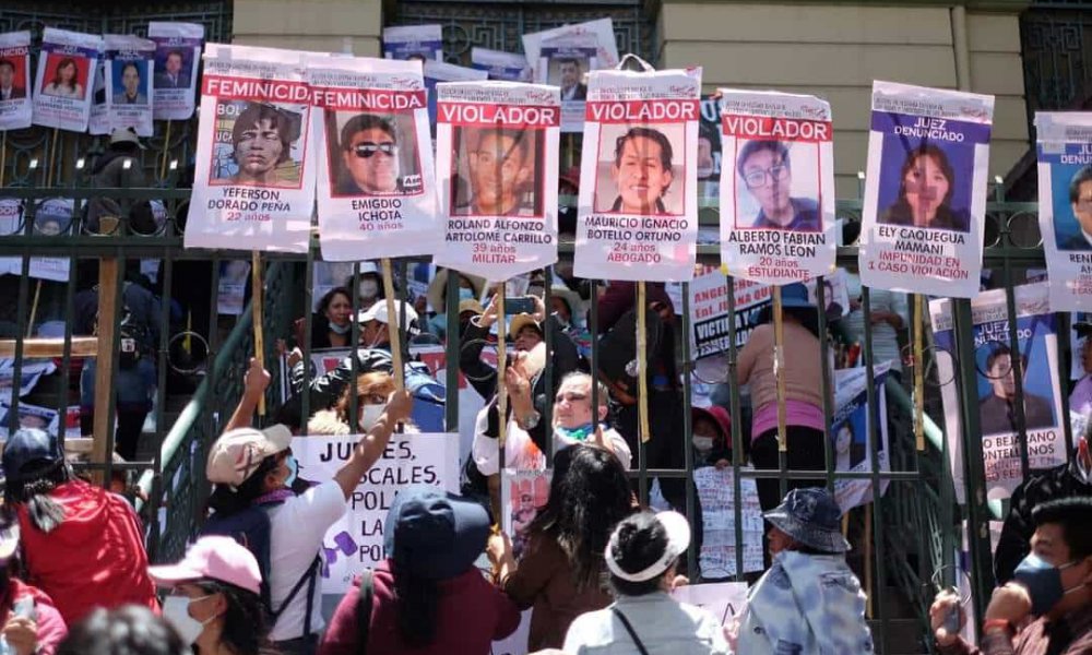 Marcha de mujeres bolivianas