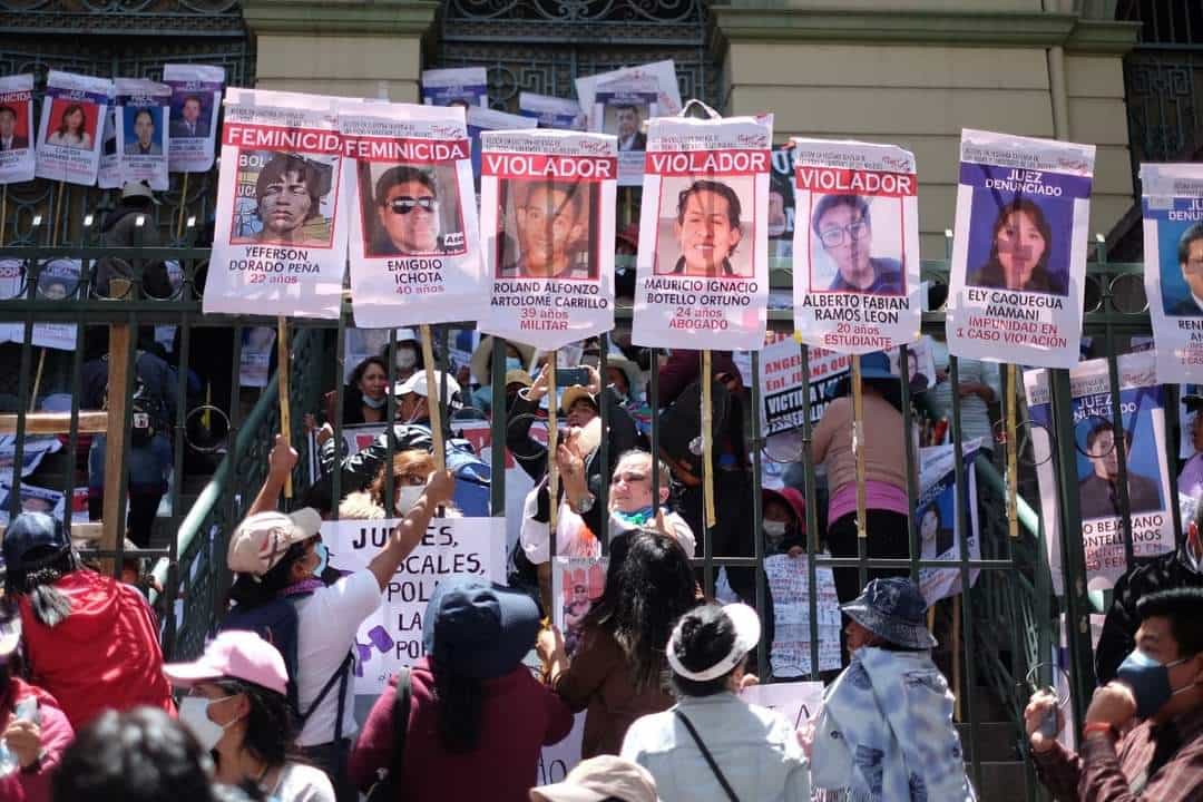 Marcha de mujeres bolivianas