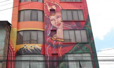 Mural en el Gran Poder