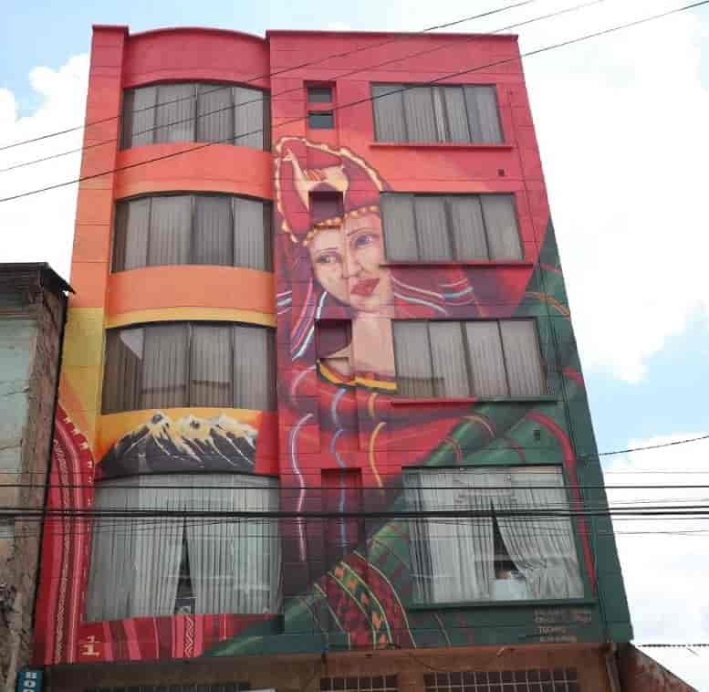 Mural en el Gran Poder