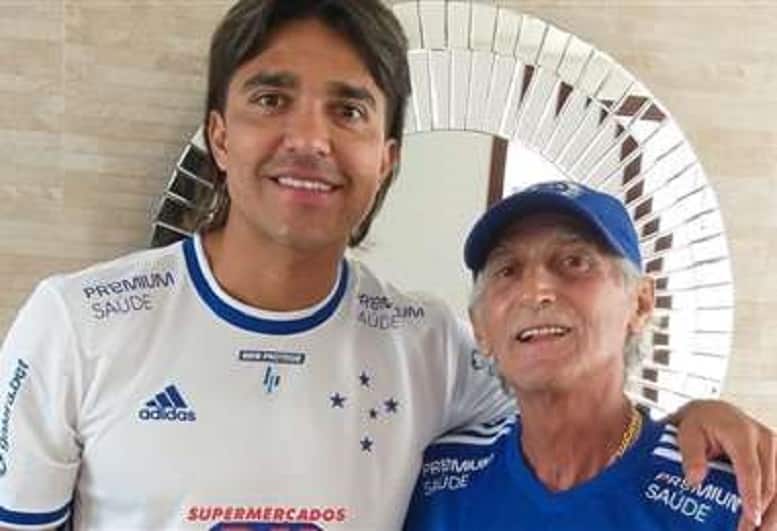 Marcelo Martins junto a su Papá