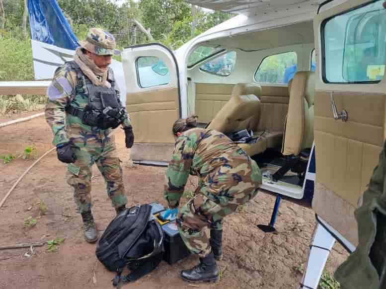 Avioneta secuestrada al narcotráfico