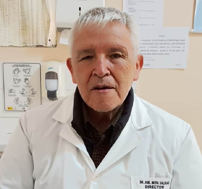 Doctor oftalmólogo Joel Moya