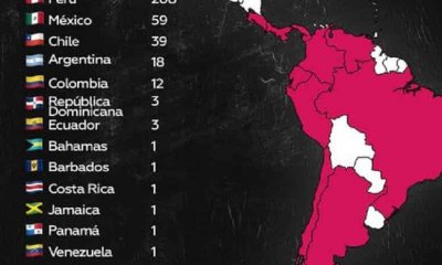 Mapa de países con viruela del mono