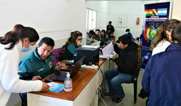 Documentación de bolivianos en Rafaela