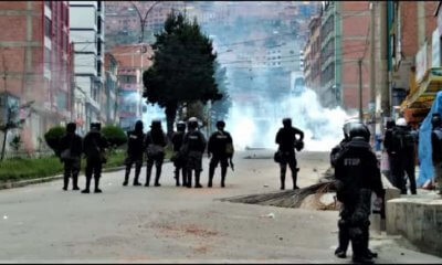 Enfrentamiento entre cocaleros y policías