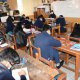 Estudiantes en clases presenciales