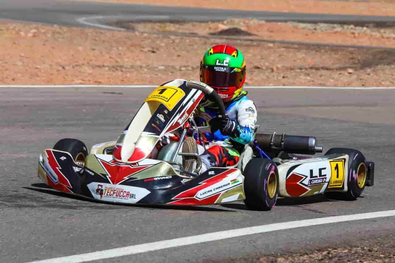 Lucas Careaga Karting en Potosí