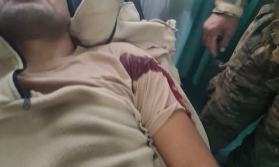 Militar herido por chuteros