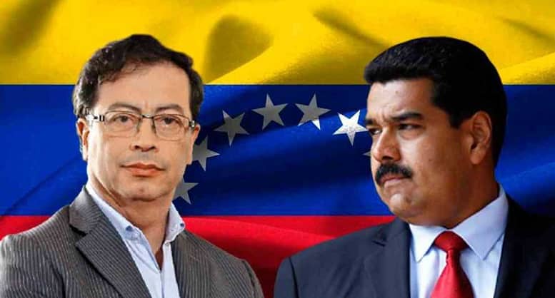 Presidentes de Colombia y Venezuela
