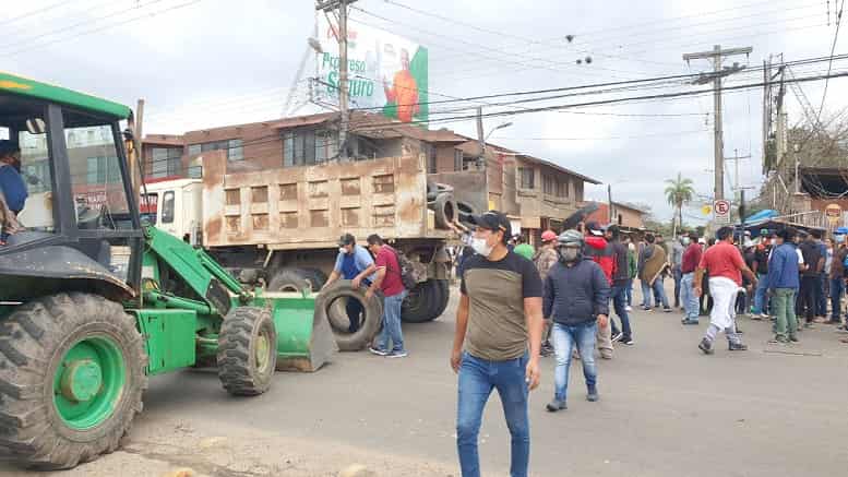 Desbloqueos en la ciudad de Santa Cruz