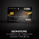 tarjeta de crédito de alta gama “SIGNATURE”