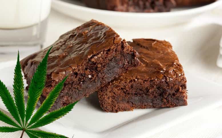 Brownies con marihuana