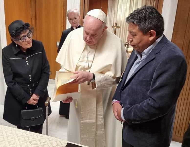 David Choquehuanca y el Papa