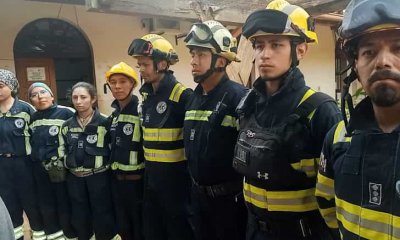 Bomberos voluntarios de La Paz