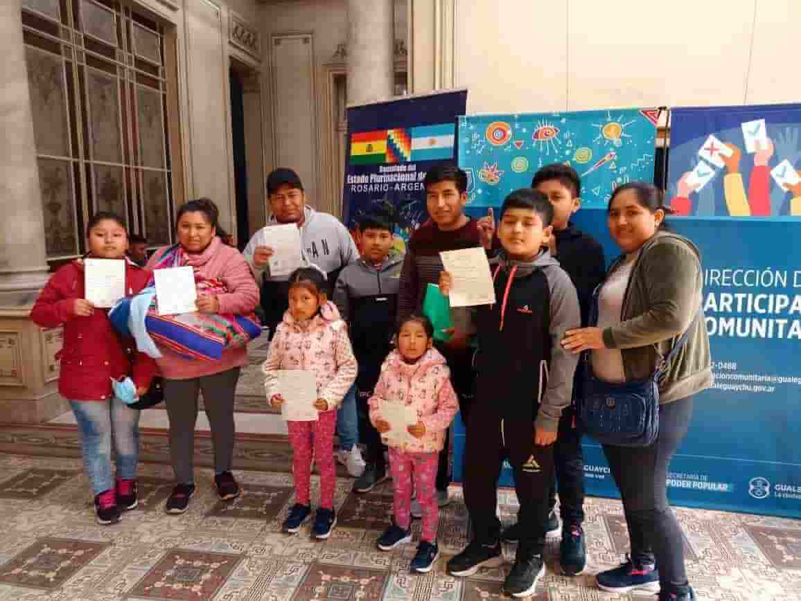 Residentes bolivianos en Gualeguaychú