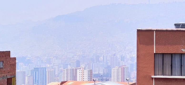 Aire contaminado en La Paz