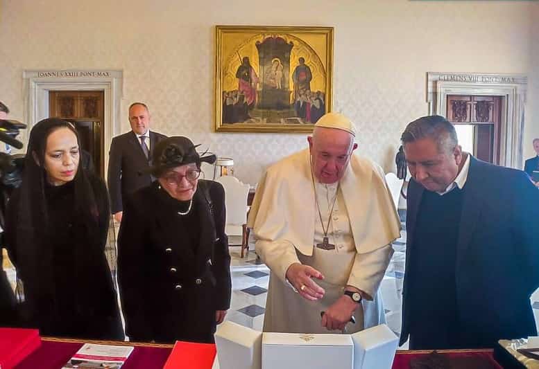 Papa Francisco y Canciller de Bolivia