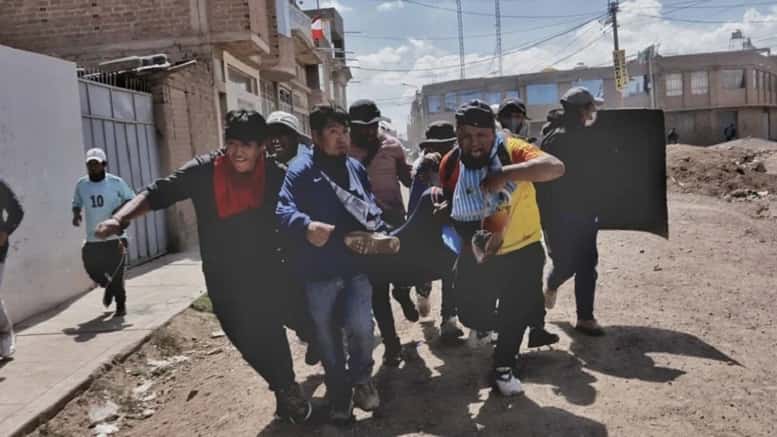 Enfrentamientos en Perú